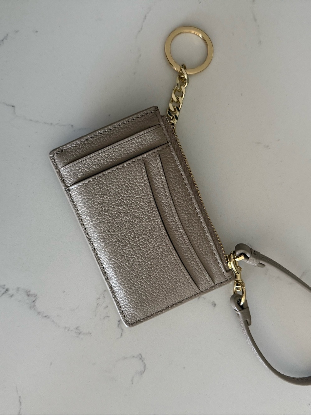 Italian Leather Card Case Wristlet 
Quince - Picture 7 of 7